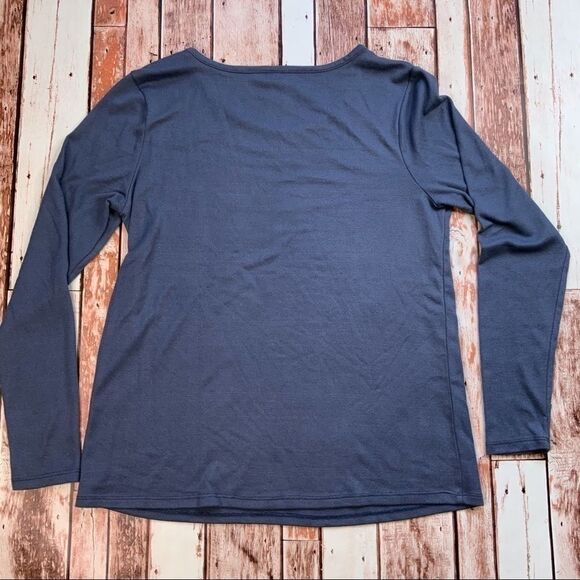 Born long sleeve blue tee T shirt size M - Picture 3 of 8